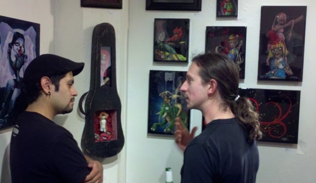 Cody speaking with artist "3RDi"