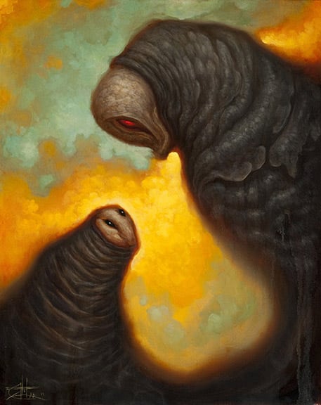 "Father and Son" by Chet Zar, 30" x 24" Oil on Canvas, 2011